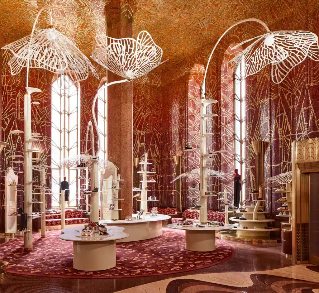 La Red Room qu'on retrouve au Printemps New York