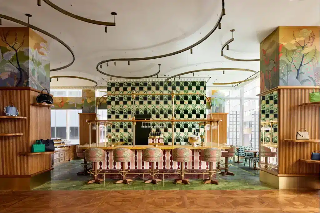 Salon vert au Printemps New York