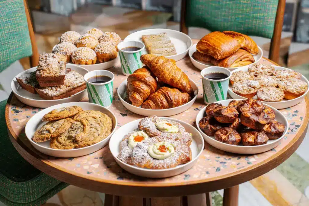 Petit déjeuner au café Jalu au Printemps New York