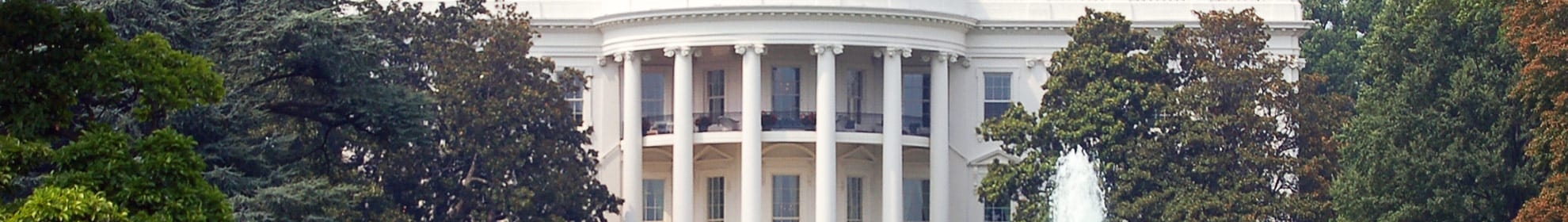 Vue emblématique de la Maison Blanche aux États-Unis, résidence officielle du président américain