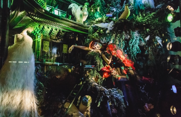 Vitrine de Noel du magasin Bergdorf Goodman à New York