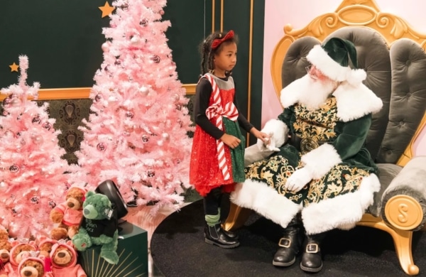 Rencontre avec le Père Noël à Bloomingdale's à New York