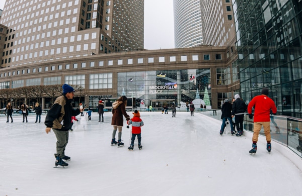 Patinoire à Brookfield Place