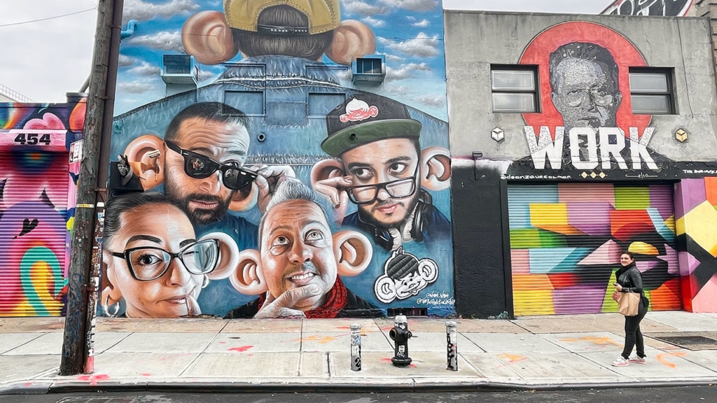 Street art dans le quartier Bushwick à New York
