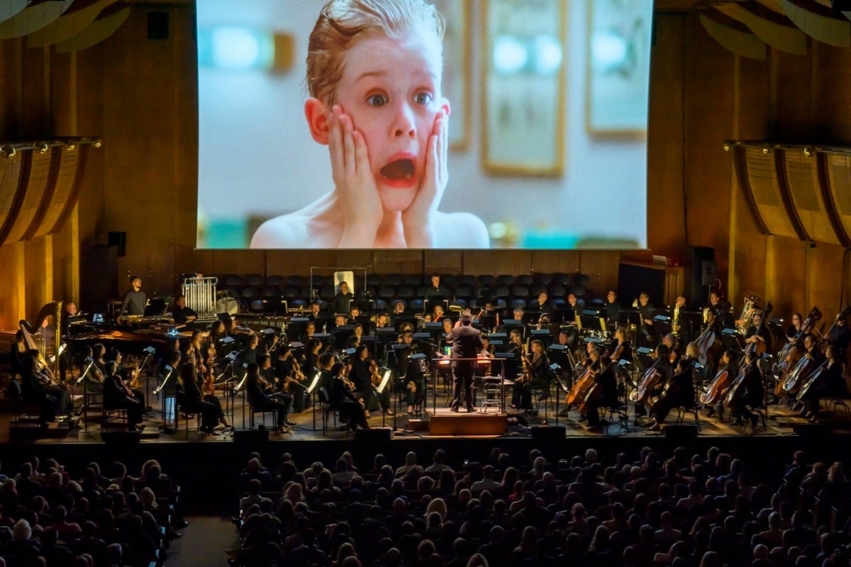 Orchestre accompagnant le film Home Alone à New York