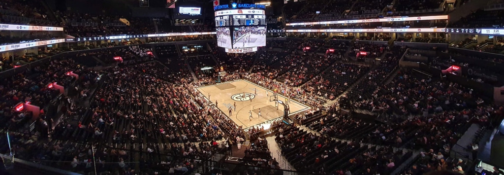 Match de NBA des Brooklyn Nets au Barclays Center