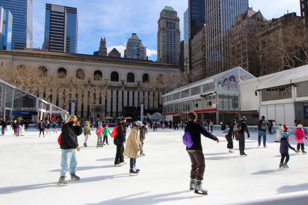 Patinoire à Bryant Park