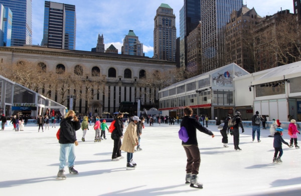 Patinoire à Bryant Park