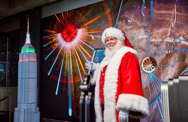 Père Noël à l'Empire State Building