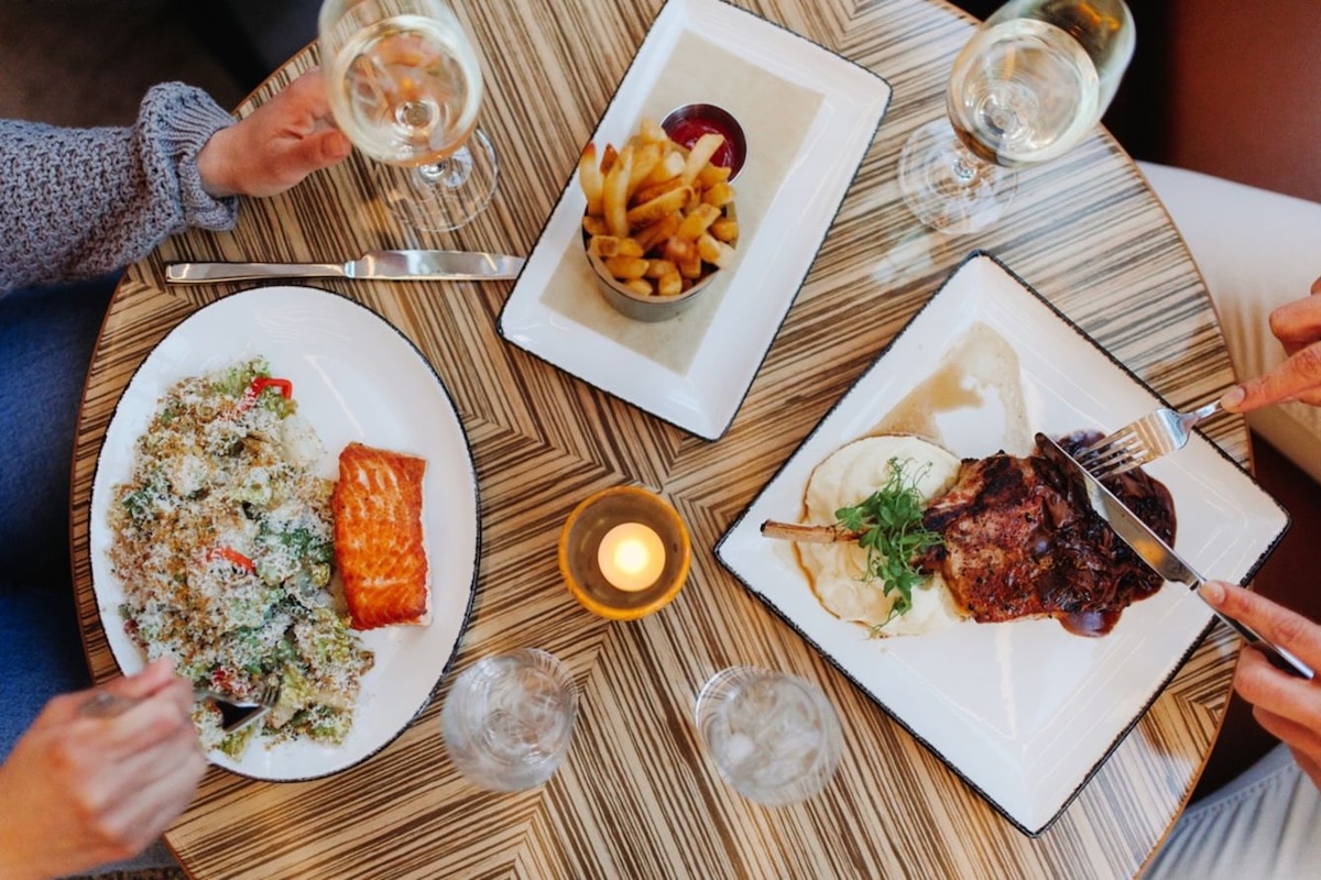 Plat proposé au restaurant the View à New York