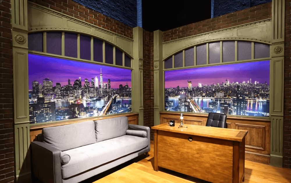 Reconstitution d'un plateau TV à RiseNY