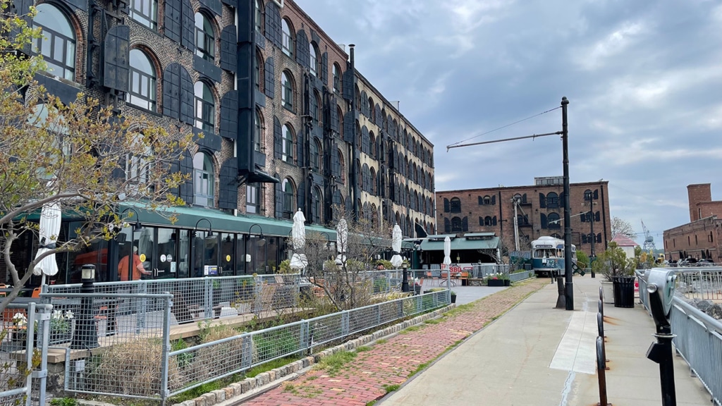 Les docks du quartier Red Dock à New York