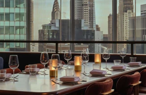 Vu depuis le restaurant Mariott Marquis