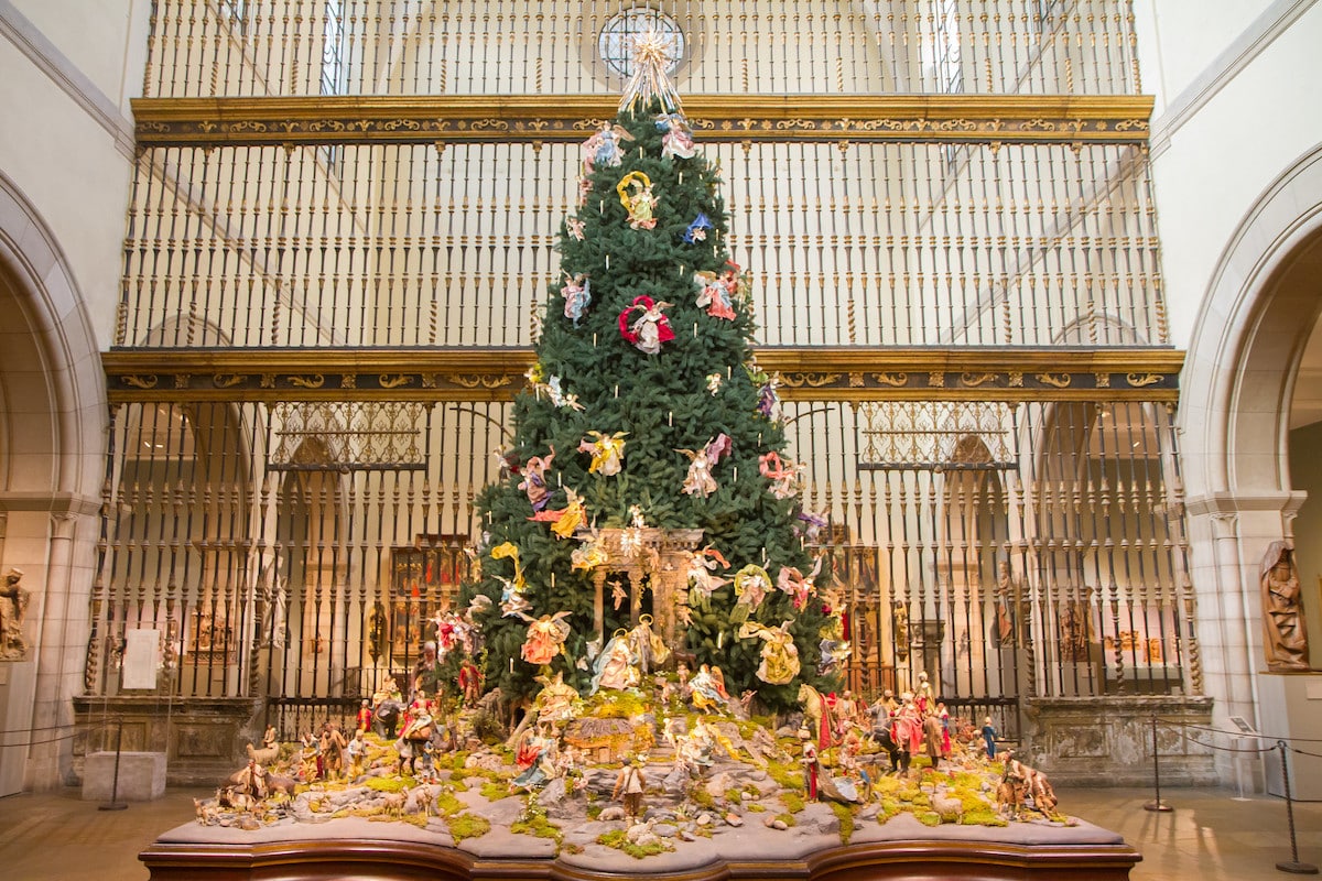 Sapin de Noël au MET à New York