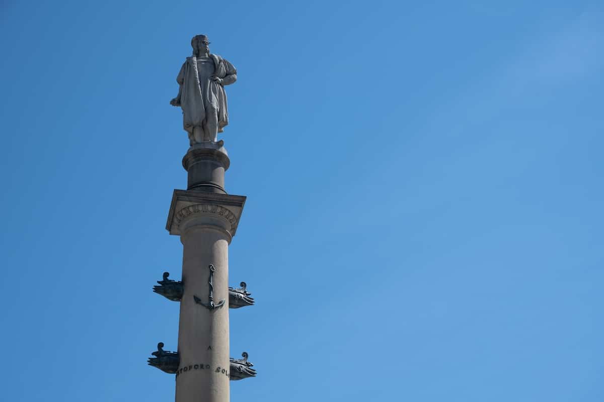 Statue de Christophe Colomb située sur Colombus Circle à New York
