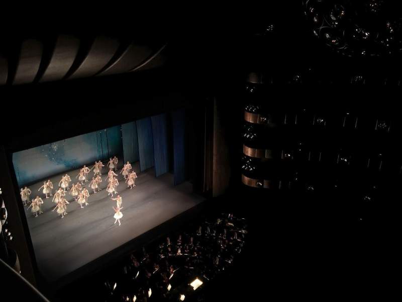 Vue depuis le dernier niveau du balcon pour Casse Noisette à New York