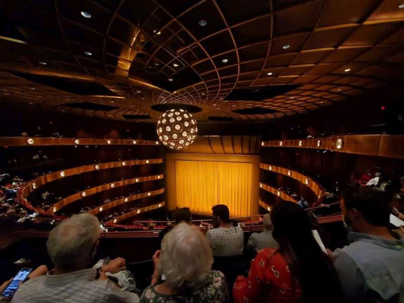 Vue depuis le 4ème niveau du balcon pour Casse Noisette à New York