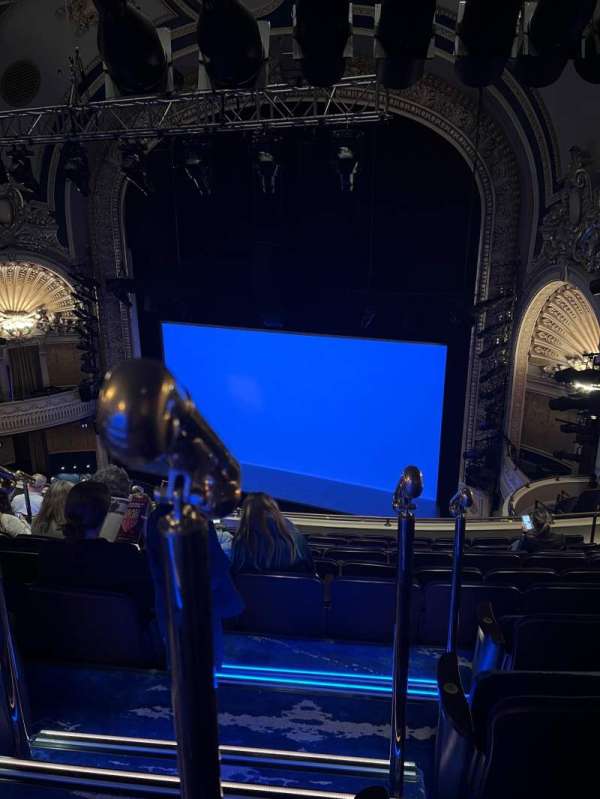 Vue depuis la Mezzanine du Palace Théâtre à New York