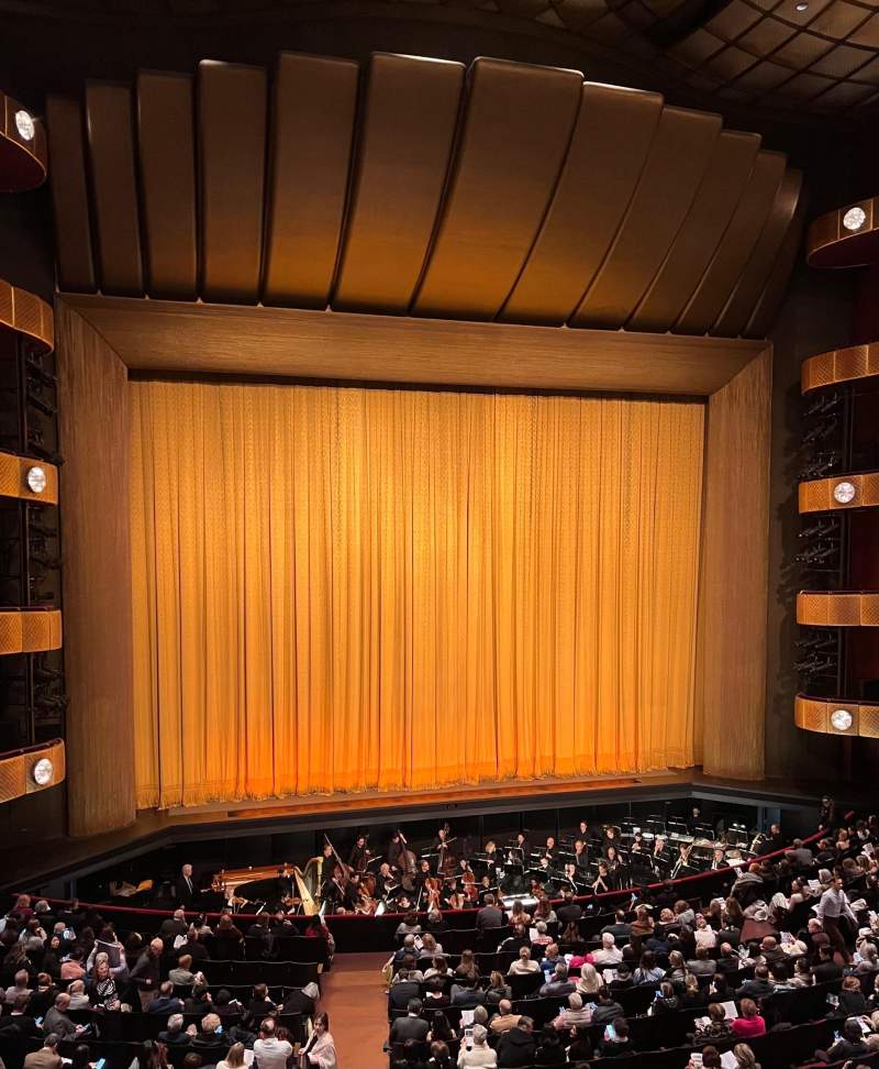 Vue depuis le 2ème niveau du balcon pour Casse Noisette à New York