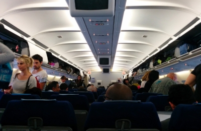 Intérieur d'un avion