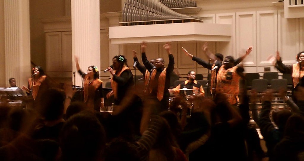 Messe gospel à Harlem New York