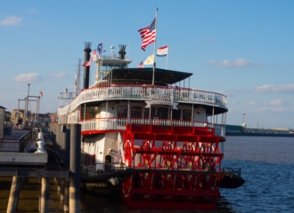Bateau à vapeur sur le Mississippi