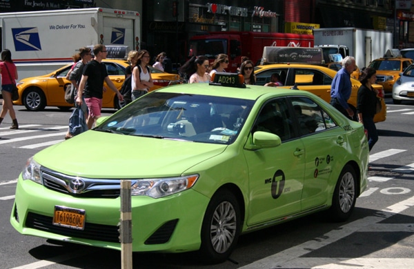 Taxis verts à New York
