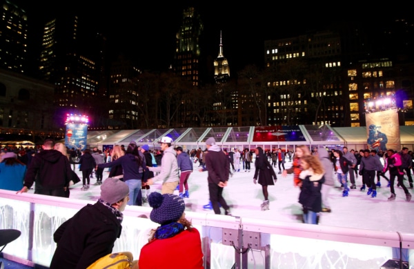 Les plus belles patinoires à New York
