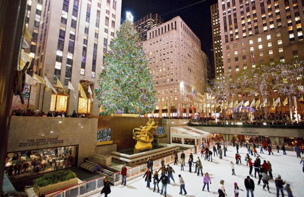 patinoire du Rockefeller Center à New York