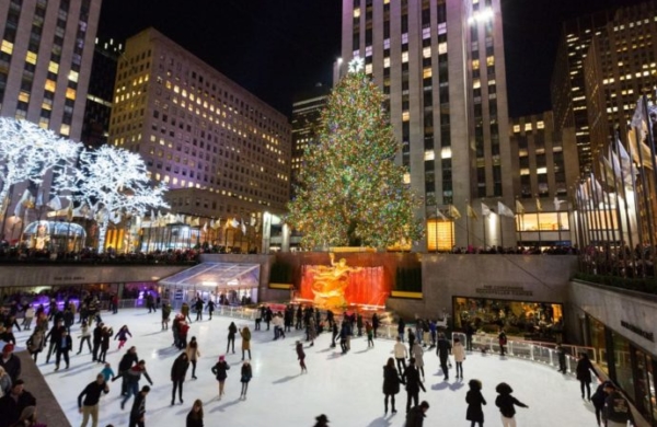 Faire du patin à glace le 1er janvier à New York