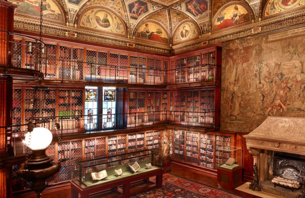 La bibliothèque de la Morgan Library à New York