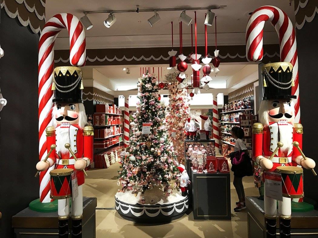 Acheter des décorations de noel chez Macys, grand magasin nyc