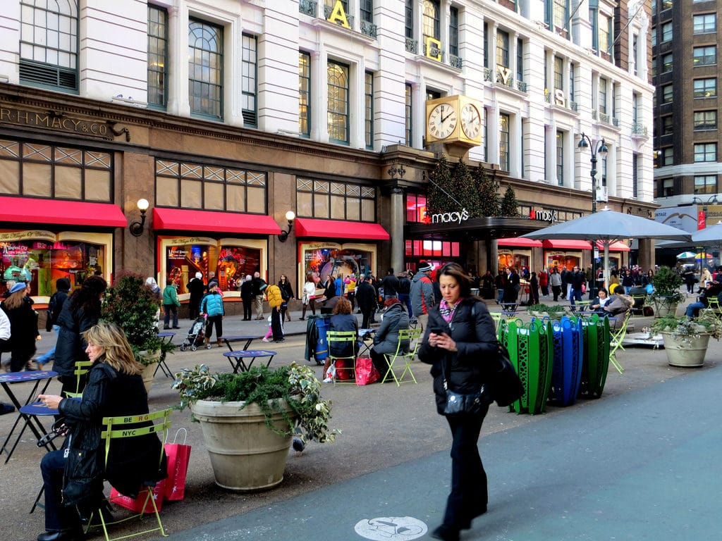 Macy's depuis le Herald Square NYC