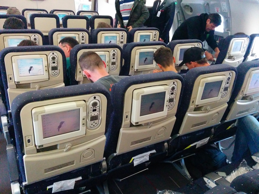 Intérieur Airbus A380 Paris - New York