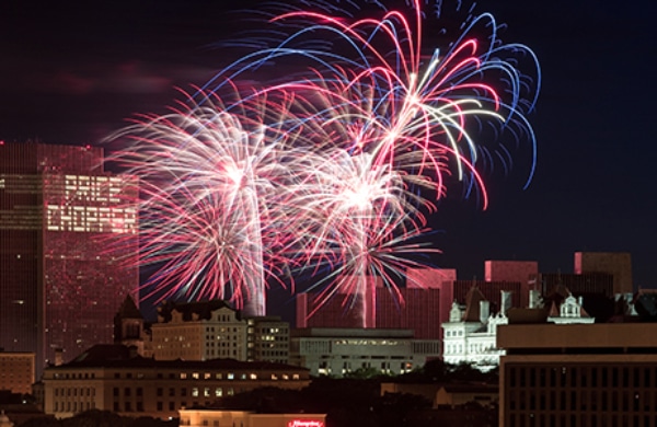 Independence Day Feux d'artifice du 04 juillet à New York