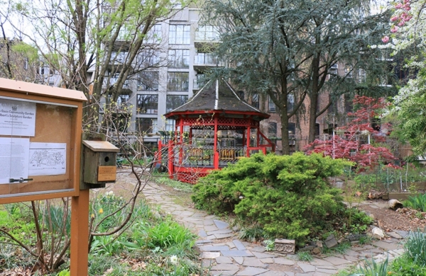 Jardin communautaire dans l'East Village