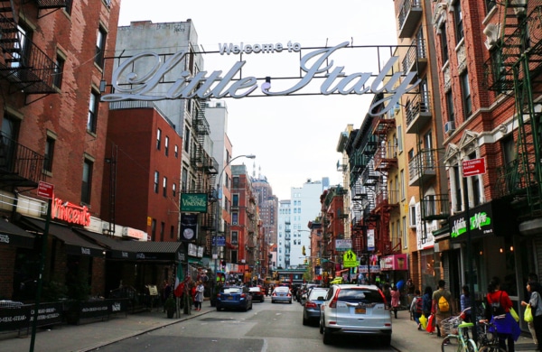 Little Italy le quartier italien de New York