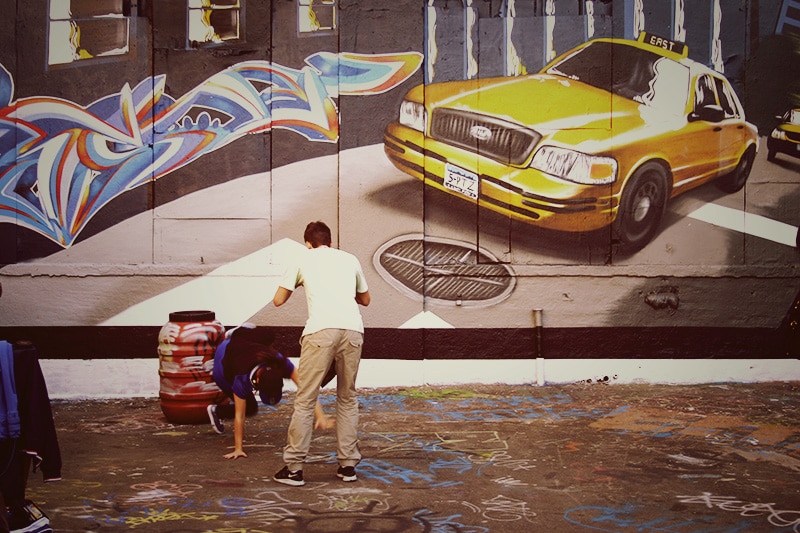 Graffitis à 5 Pointz à New York