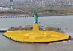 Accès au piédestal de la Statue de la Liberté à New York