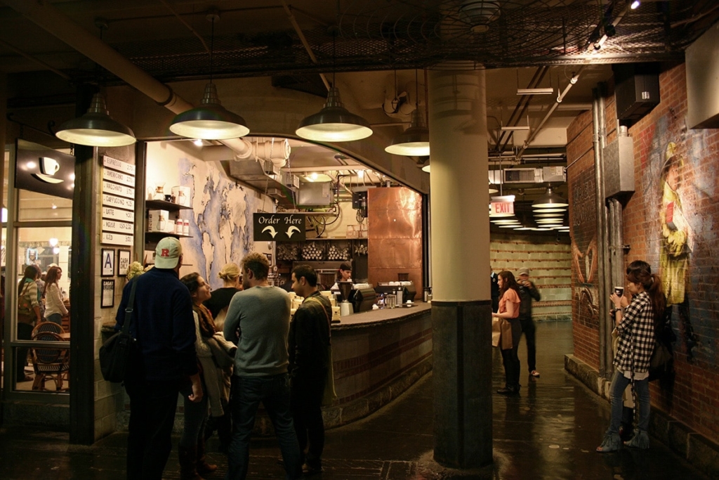 Intérieur du Chelsea Market à New York