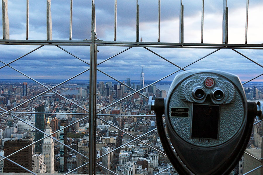 Vue depuis le 82ème étage de l'Empire State Building