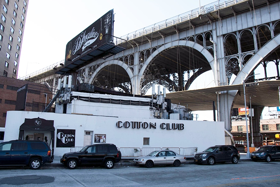 Cotton Club, club de jazz connu à Harlem, New York