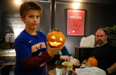 Atelier citrouilles pour les enfants à New York