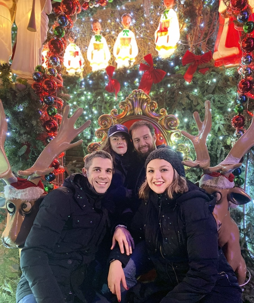 Visite des décorations de Noël à Dyker Heights Brooklyn nyc