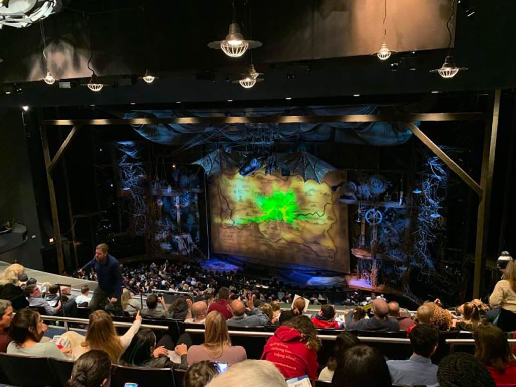 Vue Rear Mezzanine au Gershwin theatre à New York