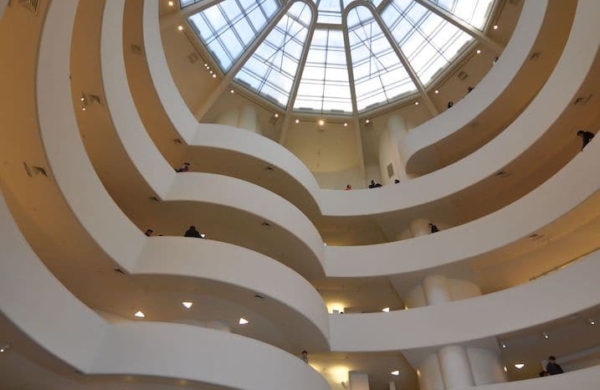 Intérieur du Musée Guggenheim à New York