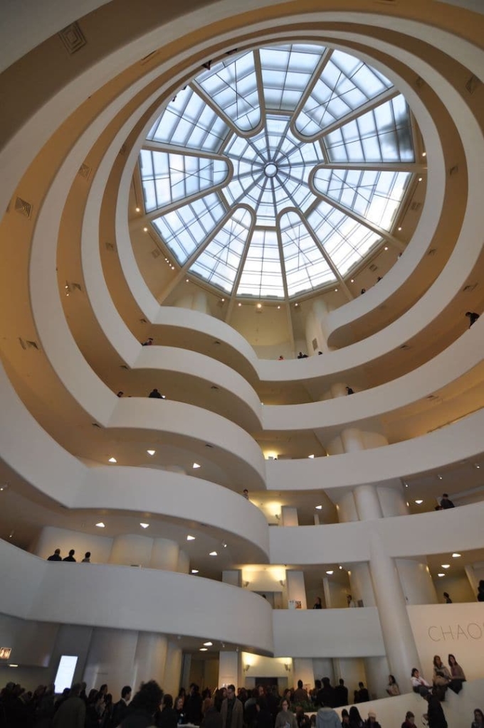 Intérieur du Musée Guggenheim à New York