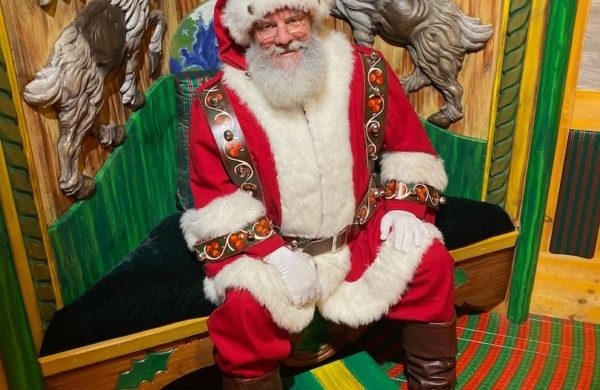 Père Noël à Santa Land à New York