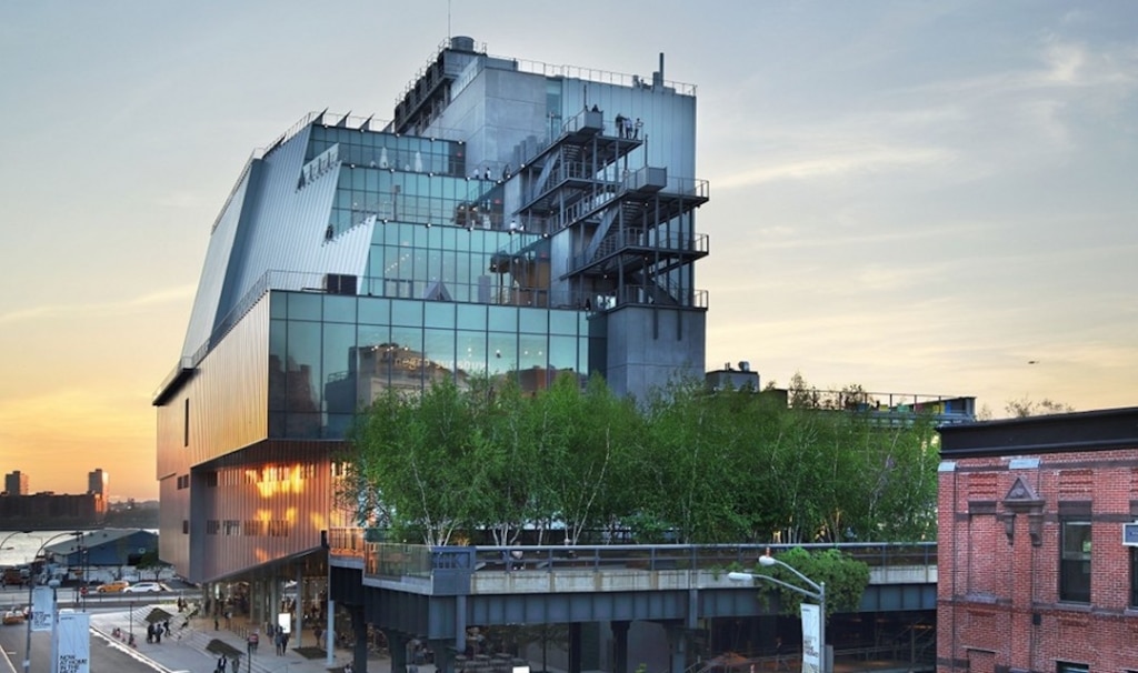 Extérieur du Whitney Museum à New York