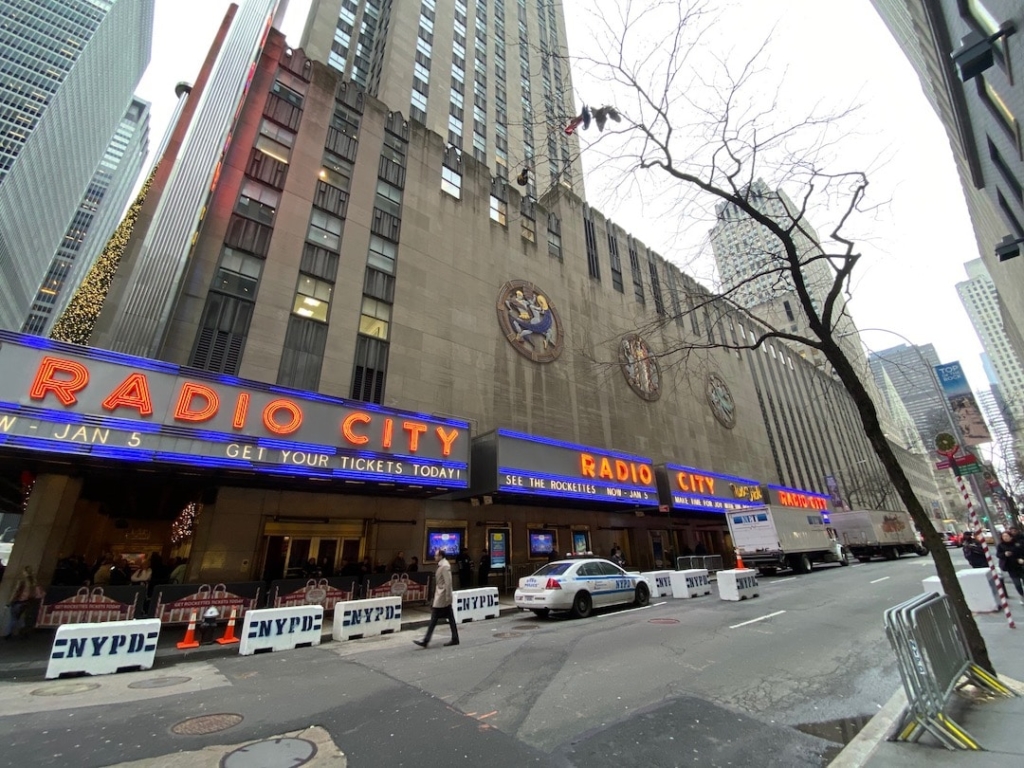 Radio City Music Hall à Noël à New York